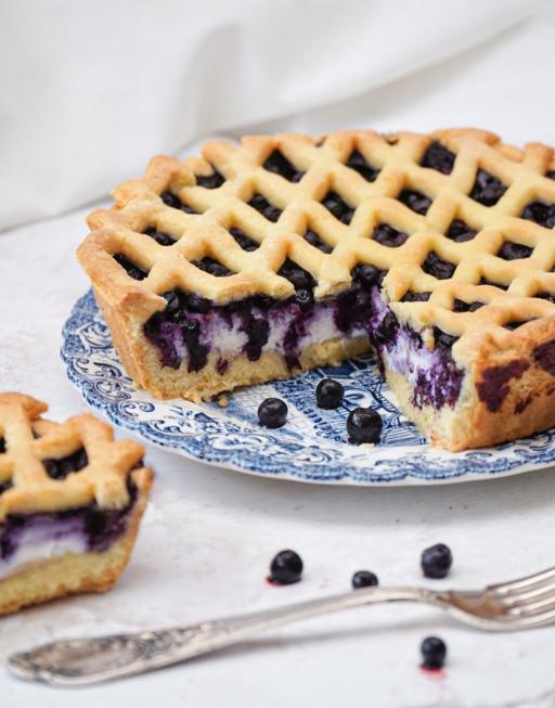 Ricetta: Crostata ricotta e mirtilli