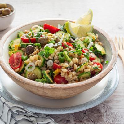 Insalata di farro e orzo
