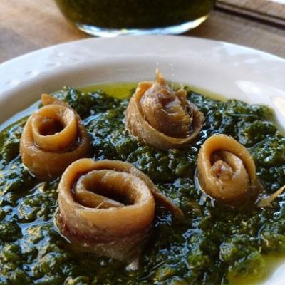 Acciughe al verde