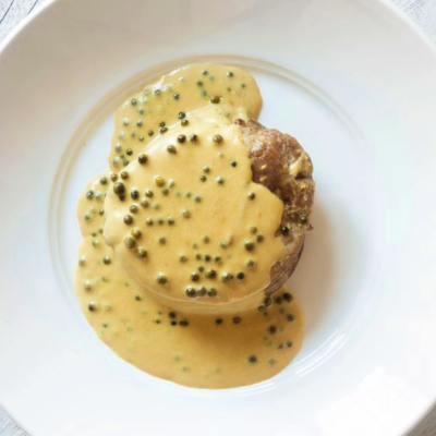 Filetto al pepe verde